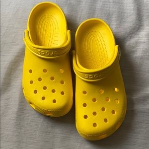 Yellow Crocs